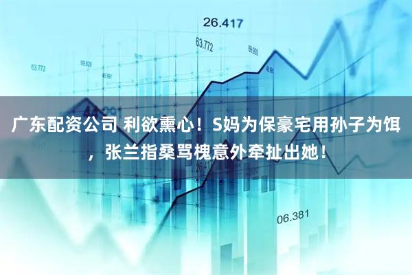 广东配资公司 利欲熏心！S妈为保豪宅用孙子为饵，张兰指桑骂槐意外牵扯出她！